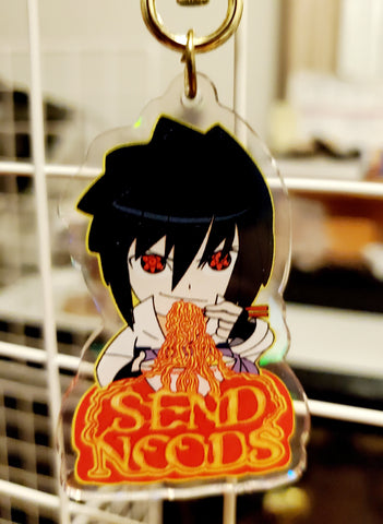 Sasuke Naruto Send Noods Keychain/Charm