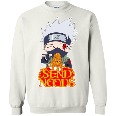 Kakashi Send Noods Crewneck Sweater - Teem Meme