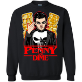 Penny and Dime Crewneck Sweater - Teem Meme