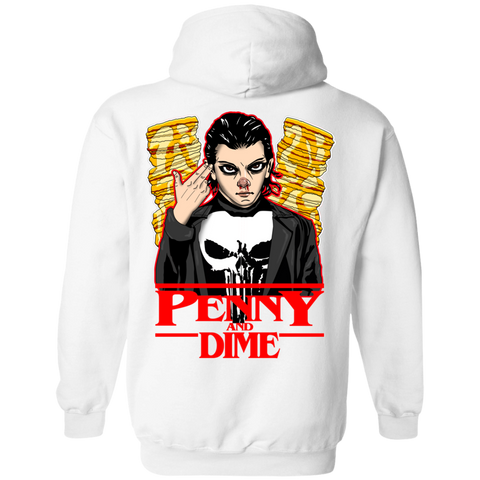 Penny and Dime Pullover Hoodie *BACK PRINT ONLY* - Teem Meme