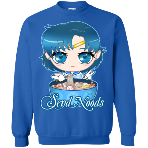 Sailor Mercury Send Noods Crewneck Sweater - Teem Meme