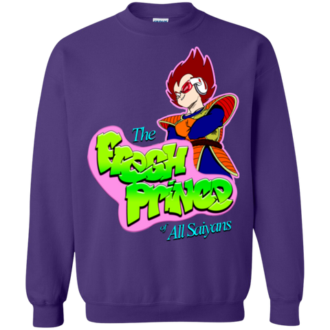 Fresh Saiyan Prince Crewneck Sweater - Teem Meme