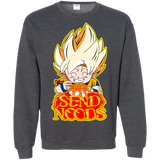 Goku Send Noods Crewneck Sweater - Teem Meme