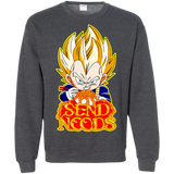 Vegeta Send Noods Crewneck Sweater - Teem Meme