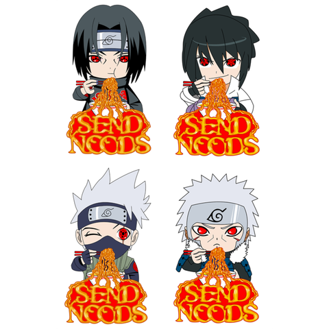 Naruto Send Noods Stickers 2 - Teem Meme