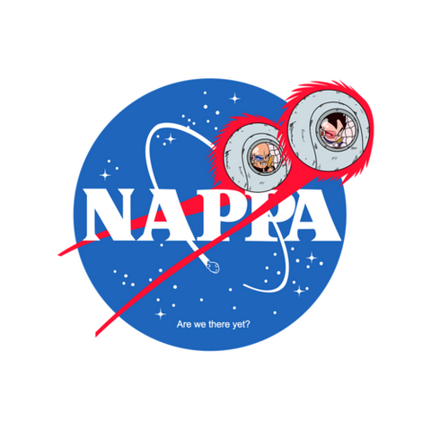 NAPPA NASA Large Die Cut Sticker - Teem Meme