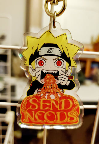 Naruto Send Noods Keychain/Charm