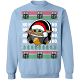 Baby Yoda Frieza  Ugly Christmas Pullover Sweater - Teem Meme