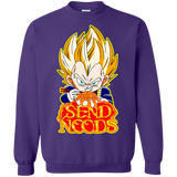 Vegeta Send Noods Crewneck Sweater - Teem Meme