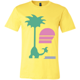 Sax On a Beach Unisex Bella T-Shirt - Teem Meme