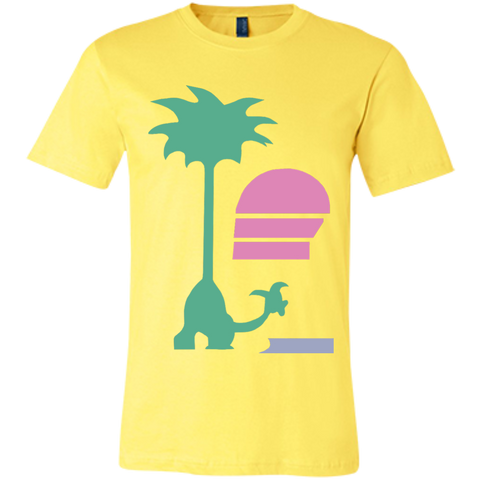 Sax On a Beach Unisex Bella T-Shirt - Teem Meme