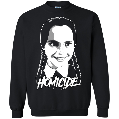 Wednesday Homicide Crewneck Sweater - Teem Meme