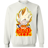 Goku Send Noods Crewneck Sweater - Teem Meme