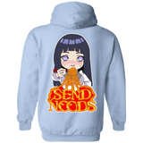 Hinata Send Noods Pullover Hoodie *BACK PRINT ONLY* - Teem Meme
