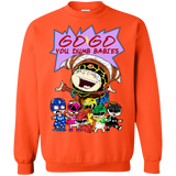 GO GO Dumb Babies Crewneck Sweater - Teem Meme