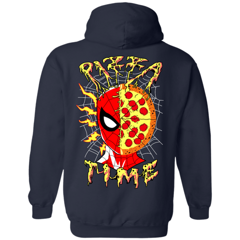 Pizza Time! Pullover Hoodie **BACK PRINT ONLY** - Teem Meme