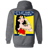 Let's Get Down To Business! Hoodie *BACK PRINT ONLY* - Teem Meme