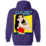Let's Get Down To Business! Hoodie *BACK PRINT ONLY* - Teem Meme
