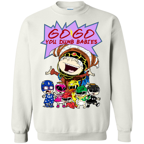 GO GO Dumb Babies Crewneck Sweater - Teem Meme