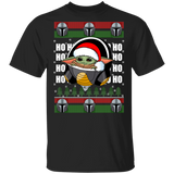 Baby Yoda Frieza Ugly Christmas Basic Tee - Teem Meme
