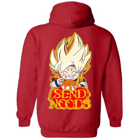 Goku Send Noods Hoodie *BACK PRINT ONLY* - Teem Meme