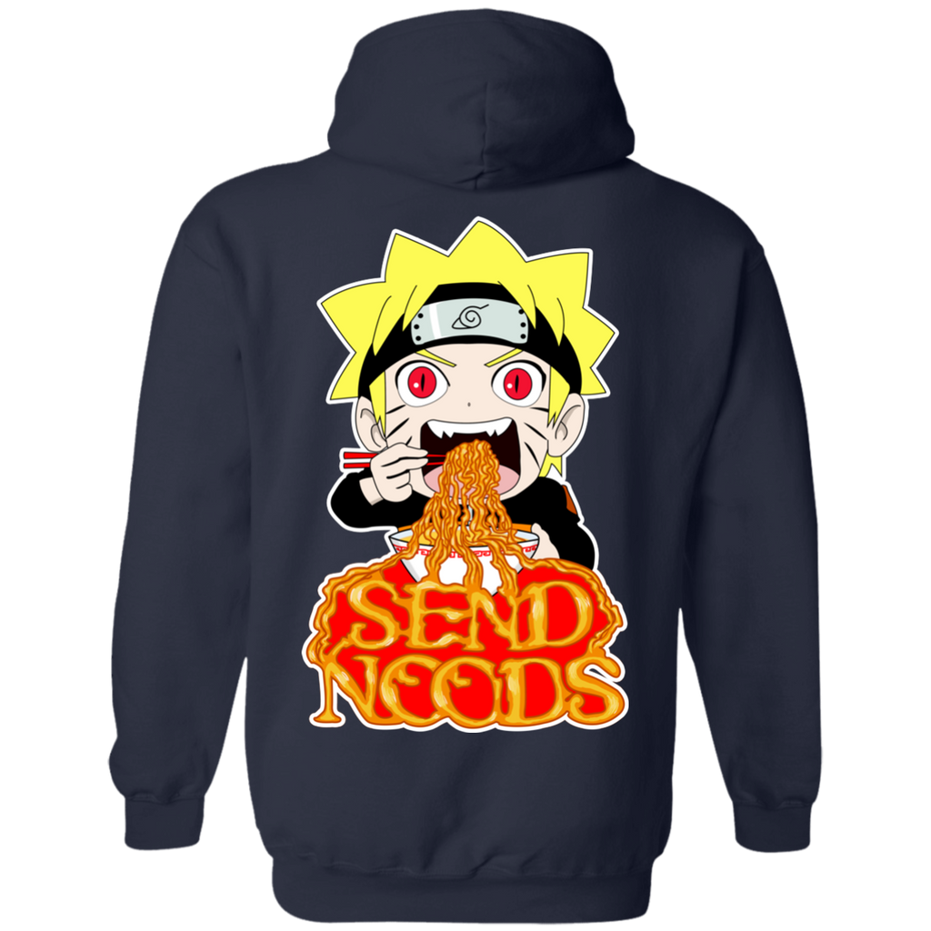 Naruto Send Noods Pullover Hoodie *BACK PRINT ONLY* – Teem Meme