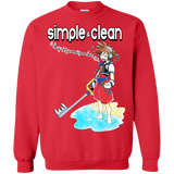 Simple and Clean Crewneck Sweatshirt - Teem Meme