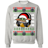 Baby Yoda Frieza  Ugly Christmas Pullover Sweater - Teem Meme